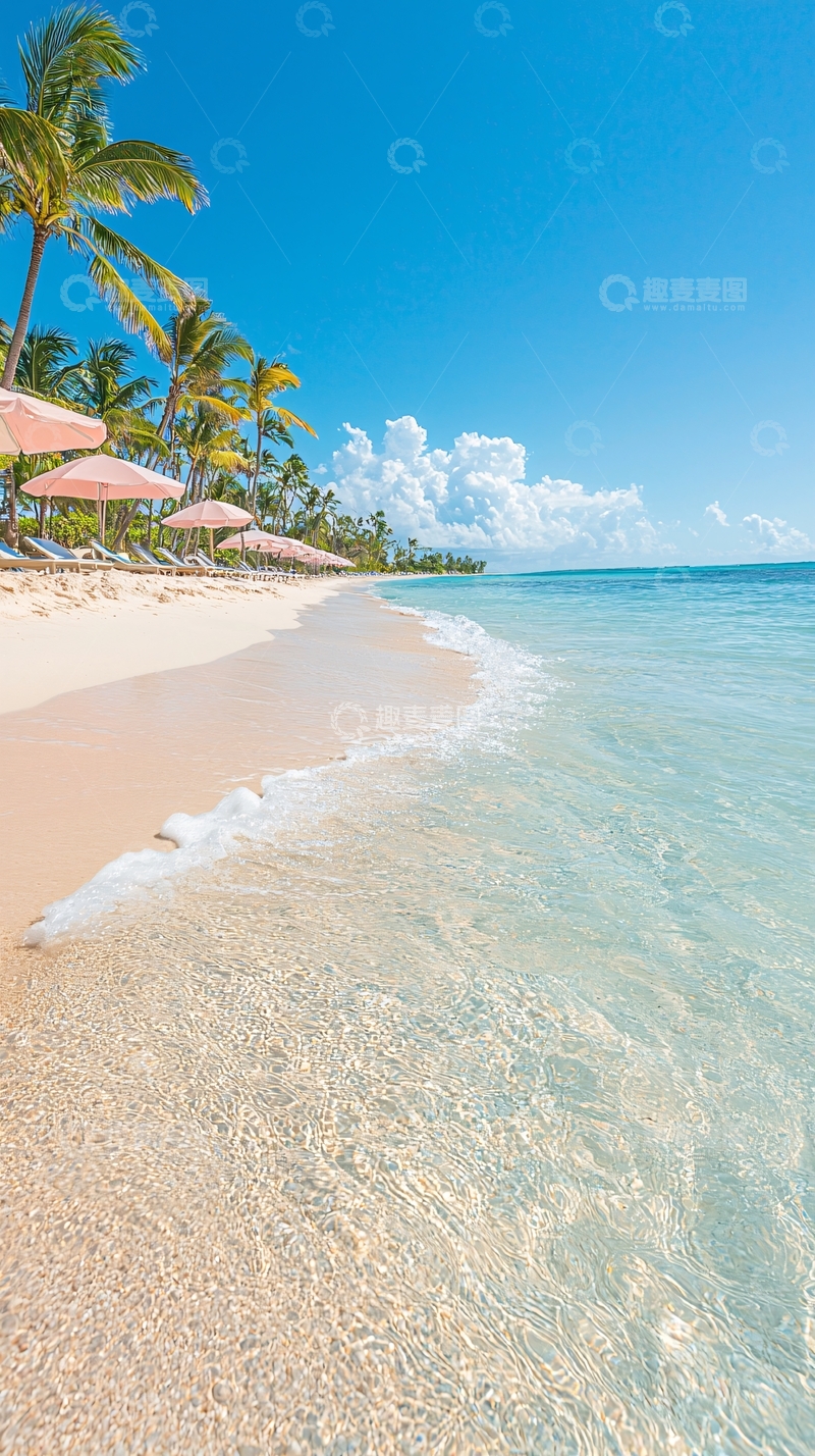 高清大图下载【趣麦麦图】热带海滩度假风光