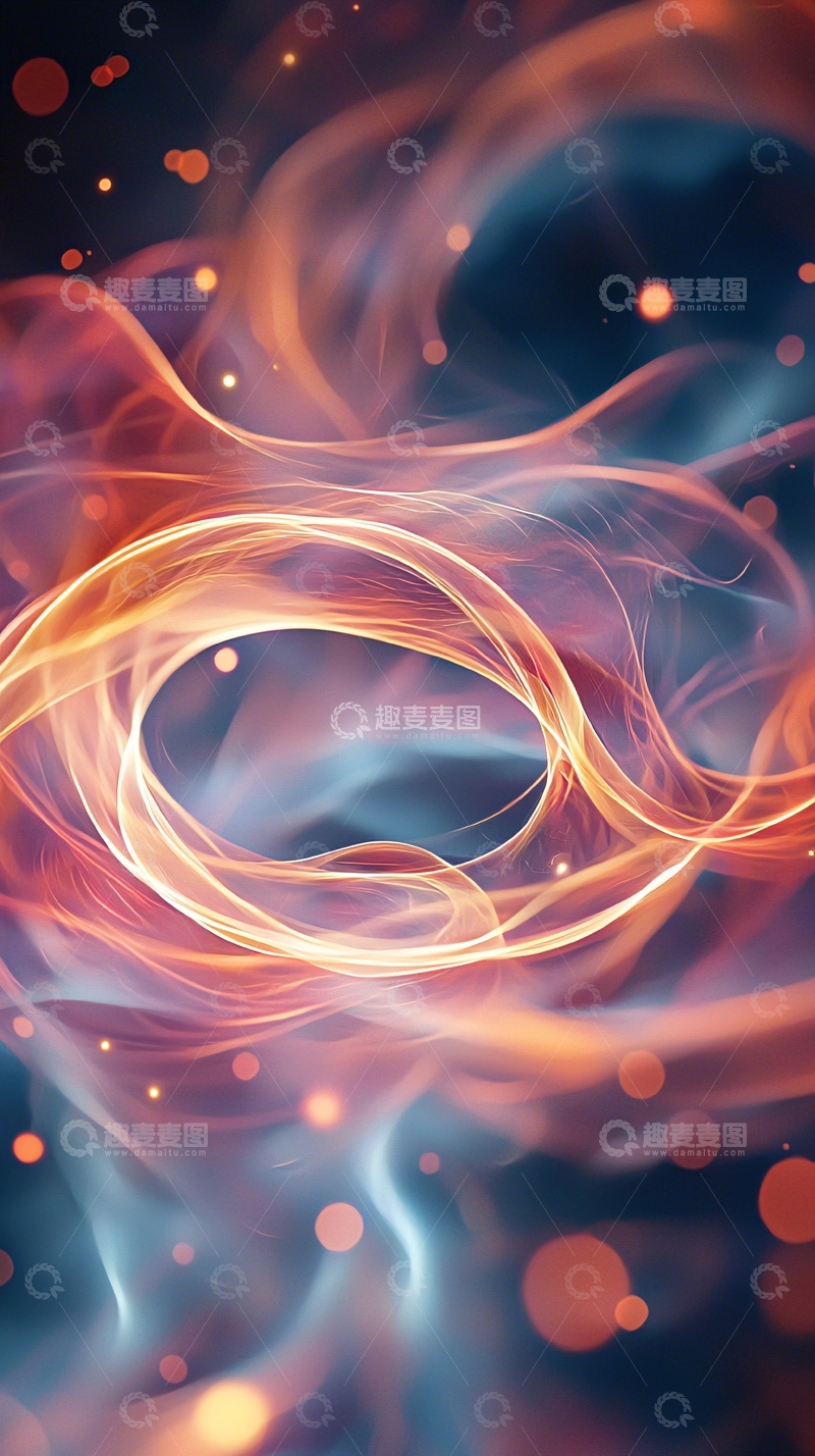 高清大图下载【趣麦麦图】抽象光效动态壁纸