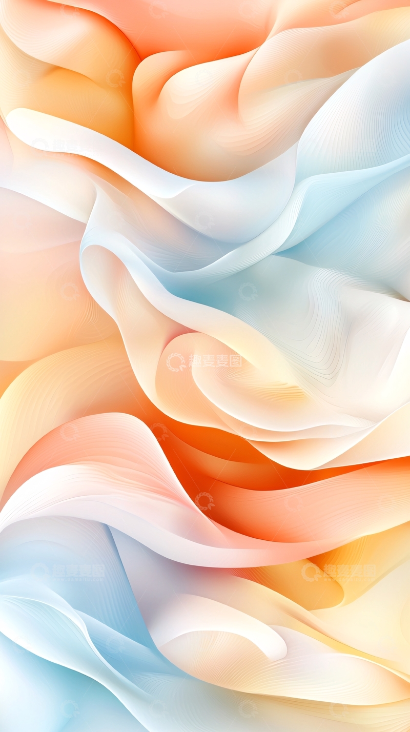 高清大图下载【趣麦麦图】抽象波浪纹理背景图