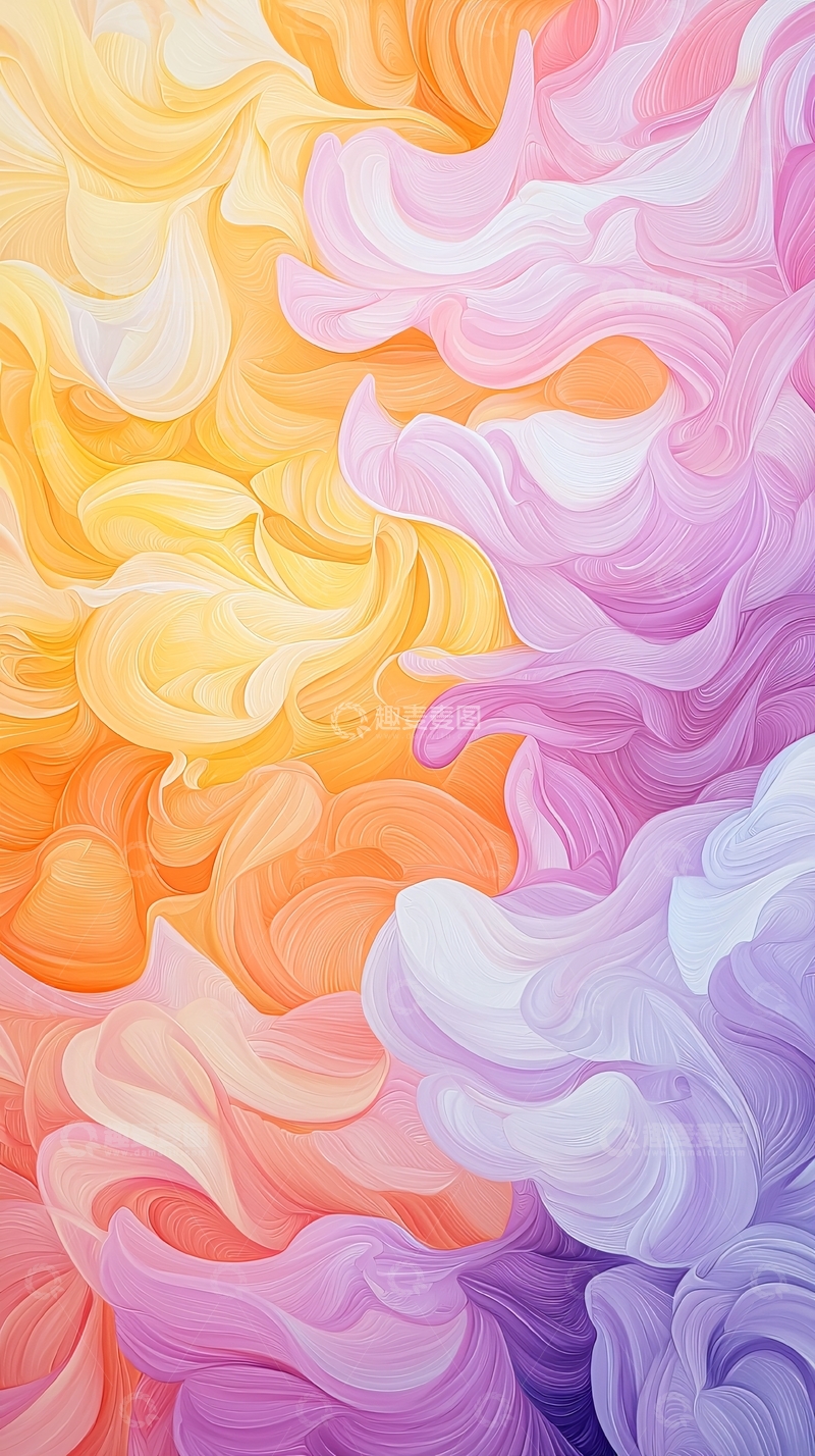 高清大图下载【趣麦麦图】抽象色彩流动背景图