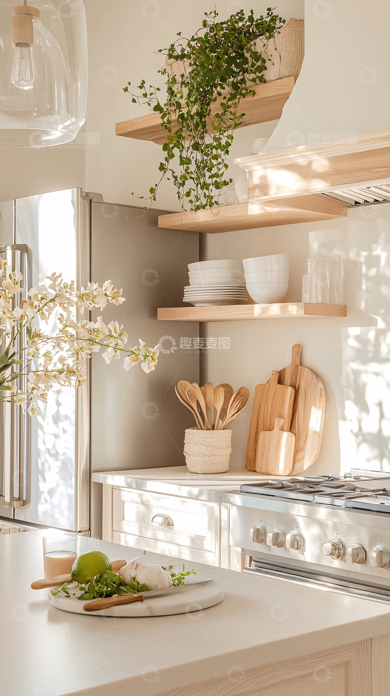 高清大图下载【趣麦麦图】现代简约厨房设计44