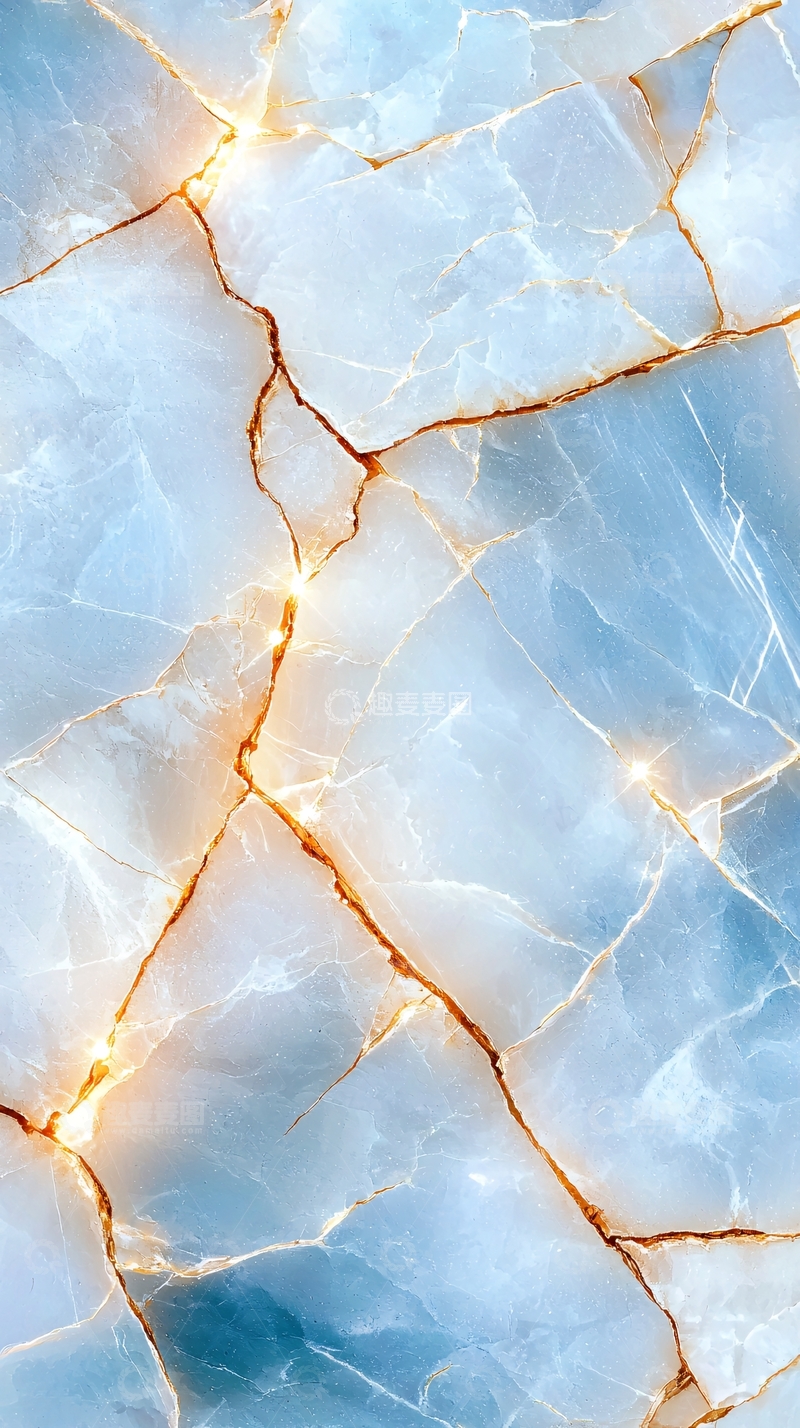 高清大图下载【趣麦麦图】蓝色大理石纹理背景