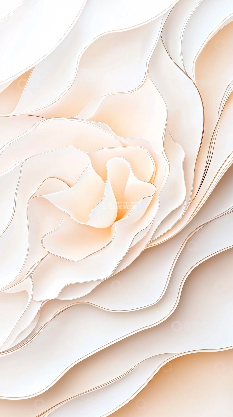 高清大图下载【趣麦麦图】柔和花瓣抽象艺术背景