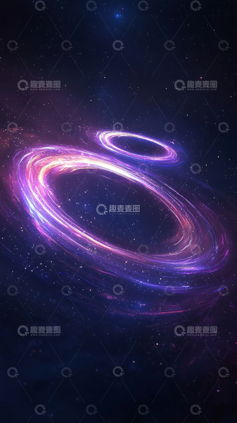 高清大图下载【趣麦麦图】宇宙星系动态光效