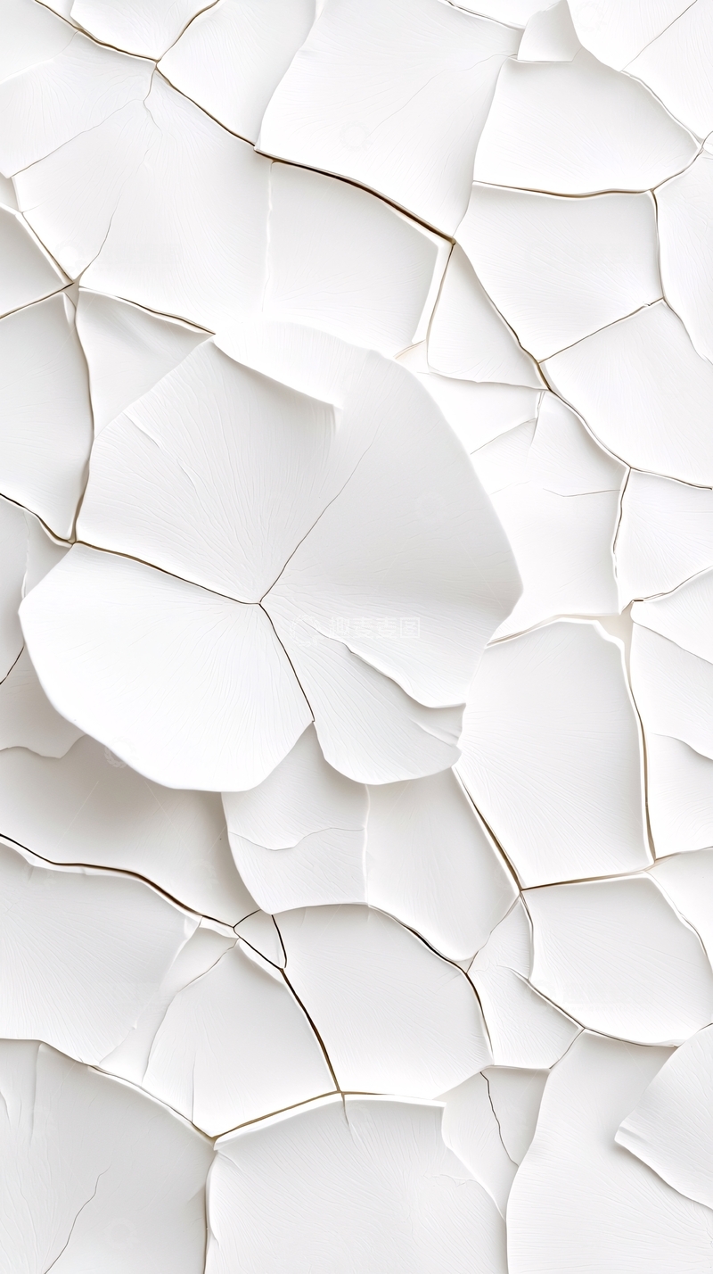 高清大图下载【趣麦麦图】白色裂纹背景纹理