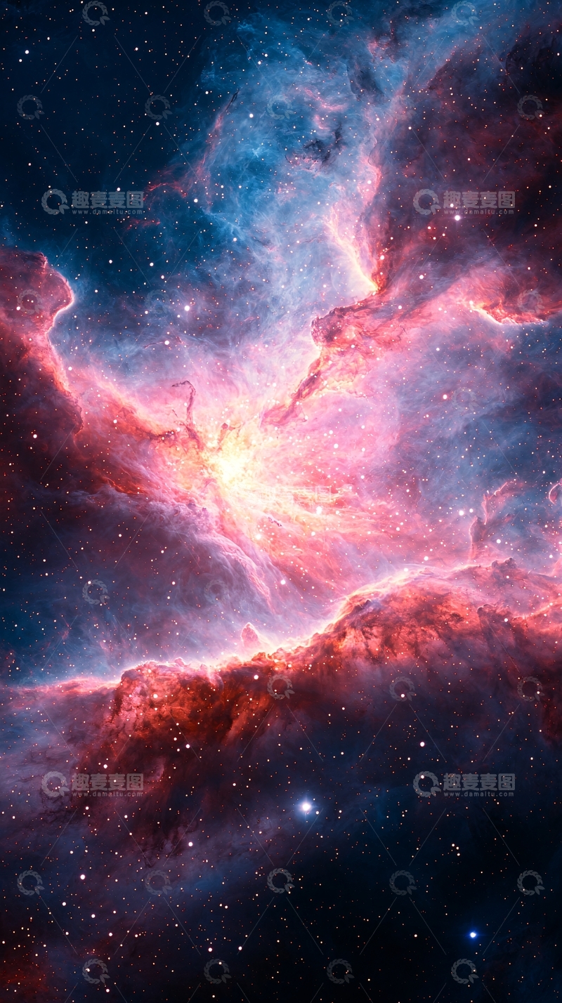 高清大图下载【趣麦麦图】星云宇宙星空背景图