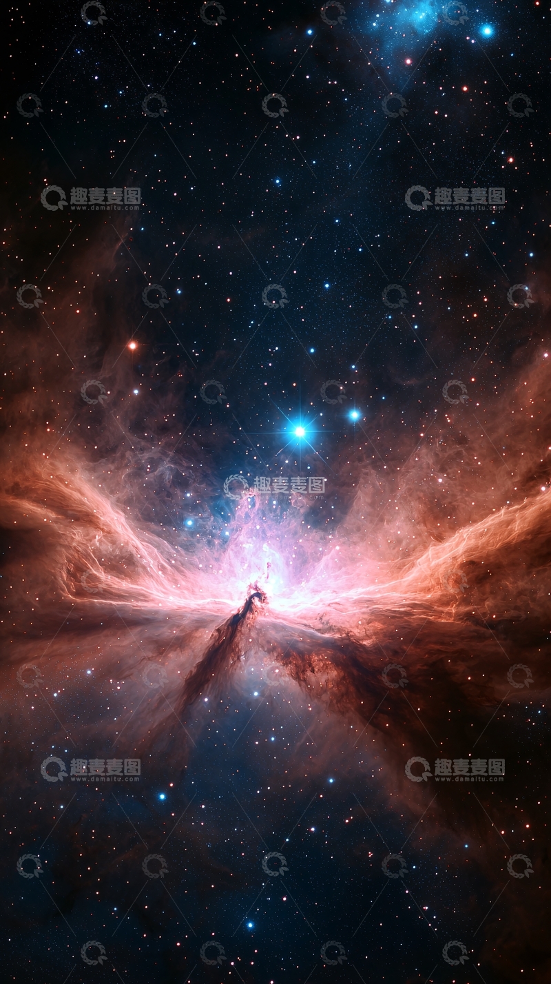 高清大图下载【趣麦麦图】星云与恒星的壮丽景象