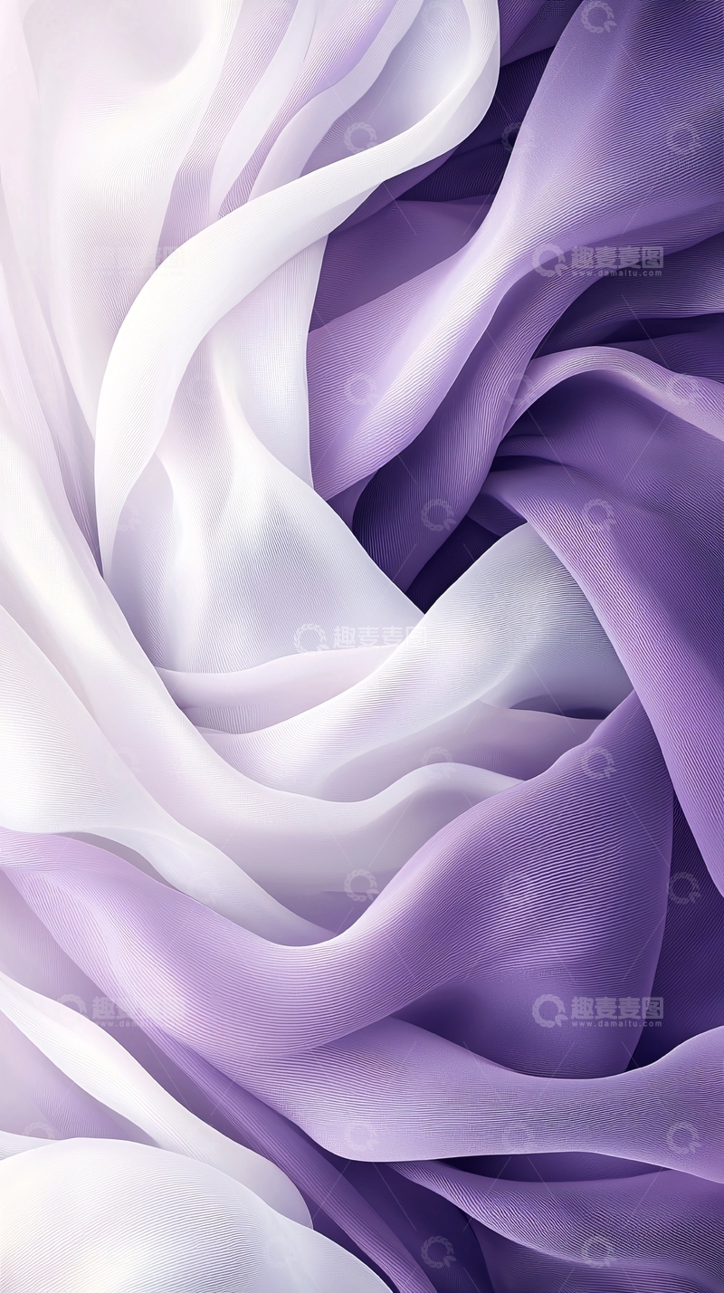 高清大图下载【趣麦麦图】柔和紫色丝滑面料纹理背景