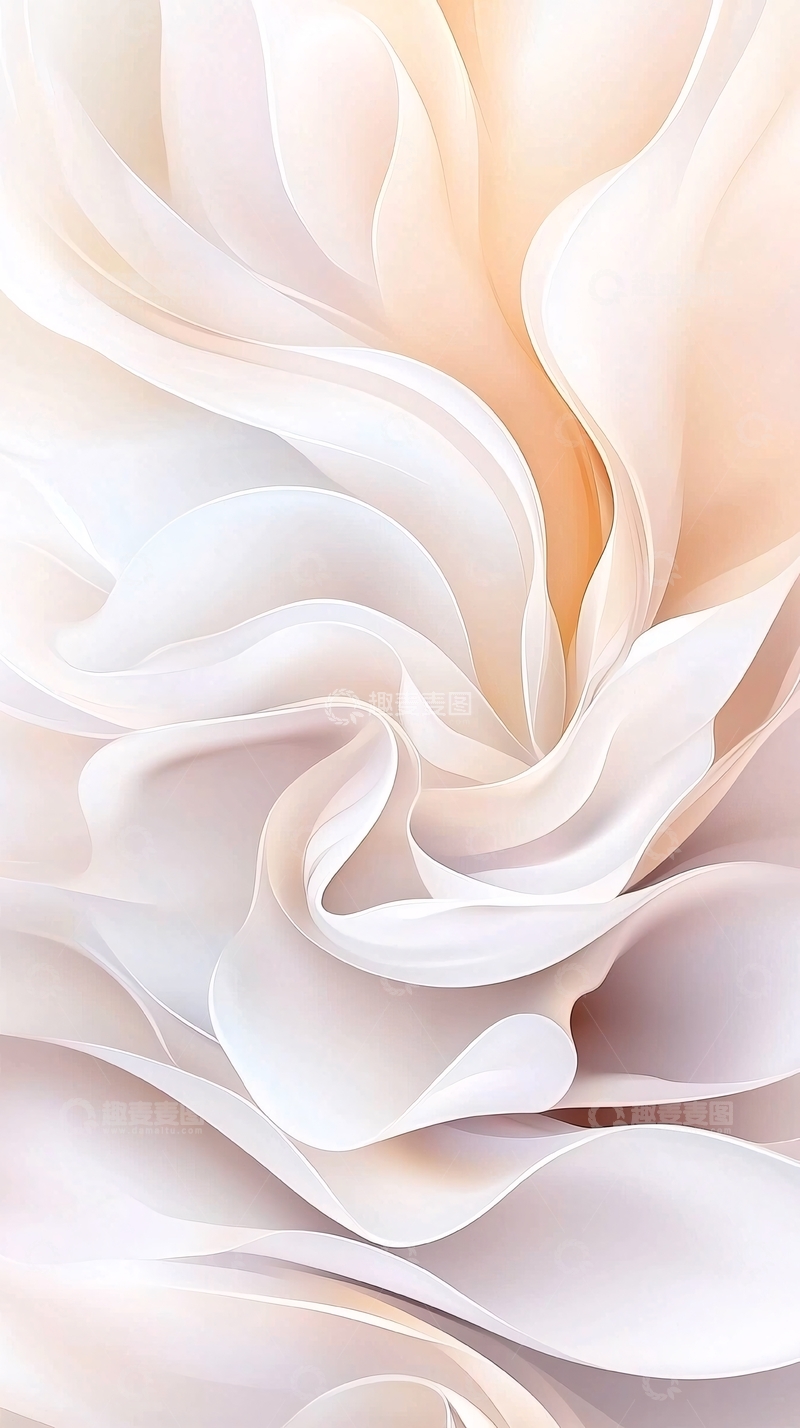 高清大图下载【趣麦麦图】柔和花瓣抽象艺术背景