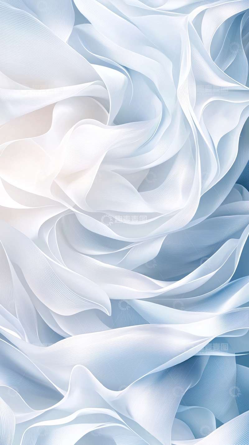 高清大图下载【趣麦麦图】柔和波纹抽象背景