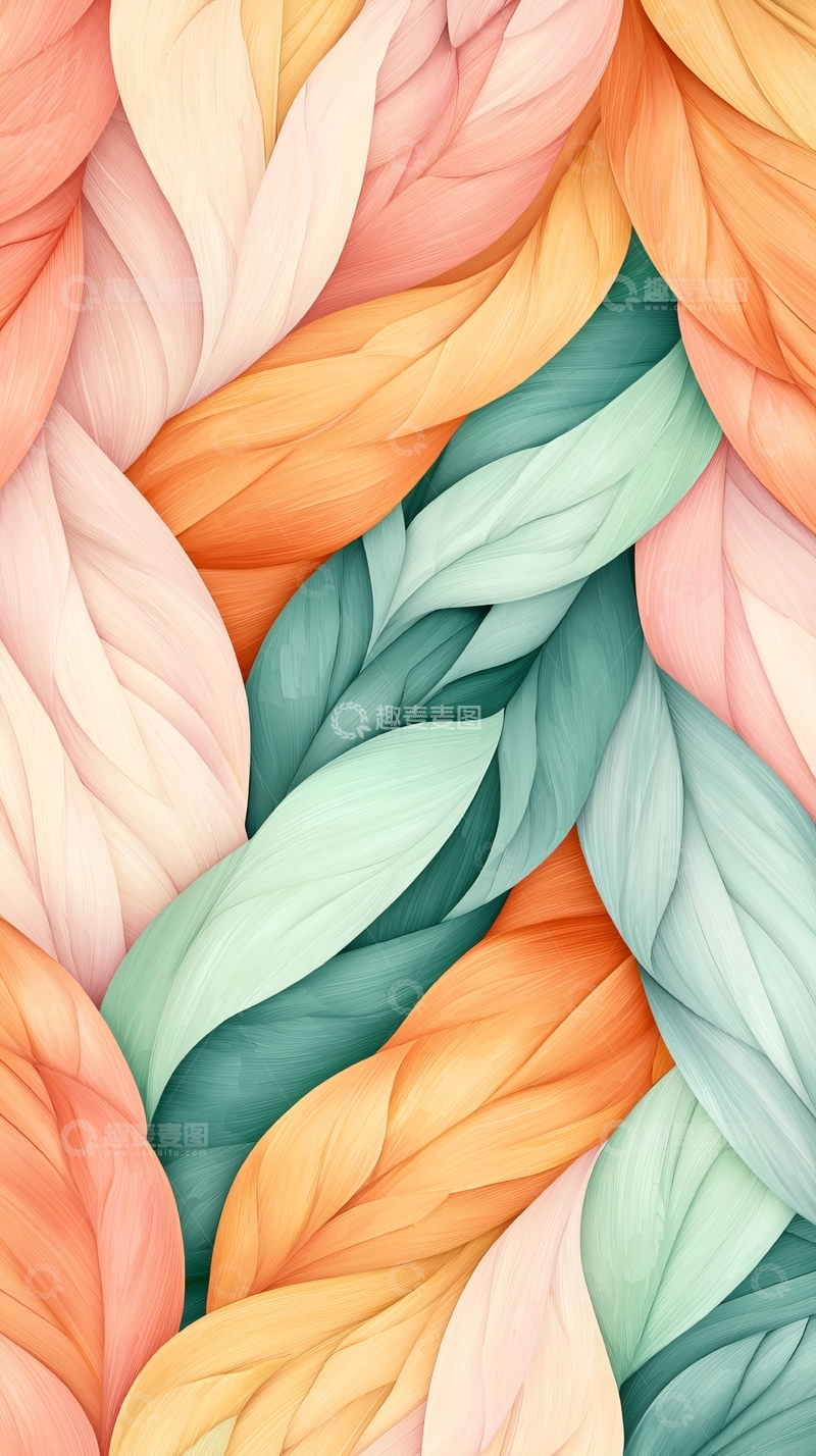 高清大图下载【趣麦麦图】色彩斑斓的编织纹理背景