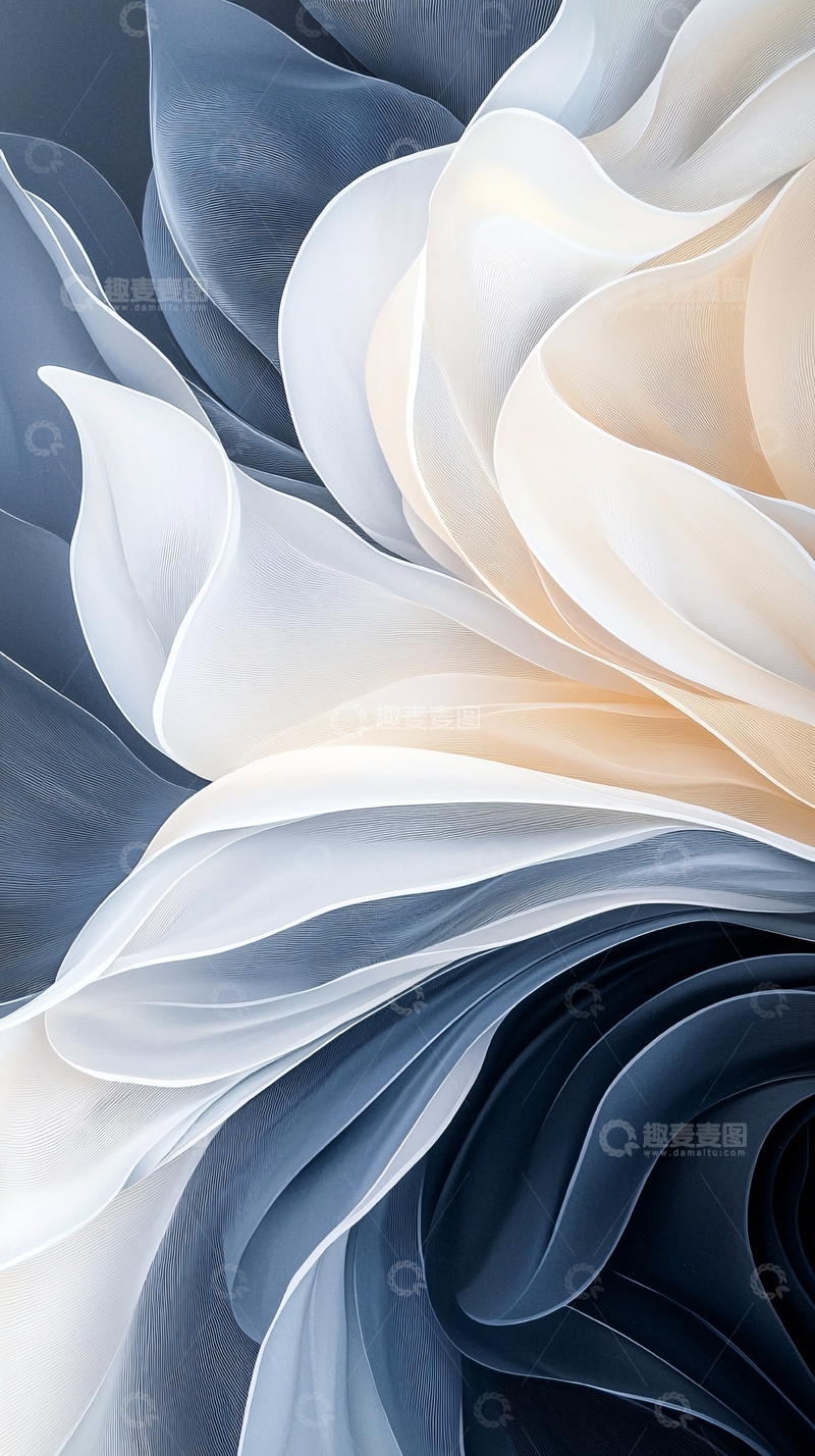 高清大图下载【趣麦麦图】抽象波浪纹理背景图