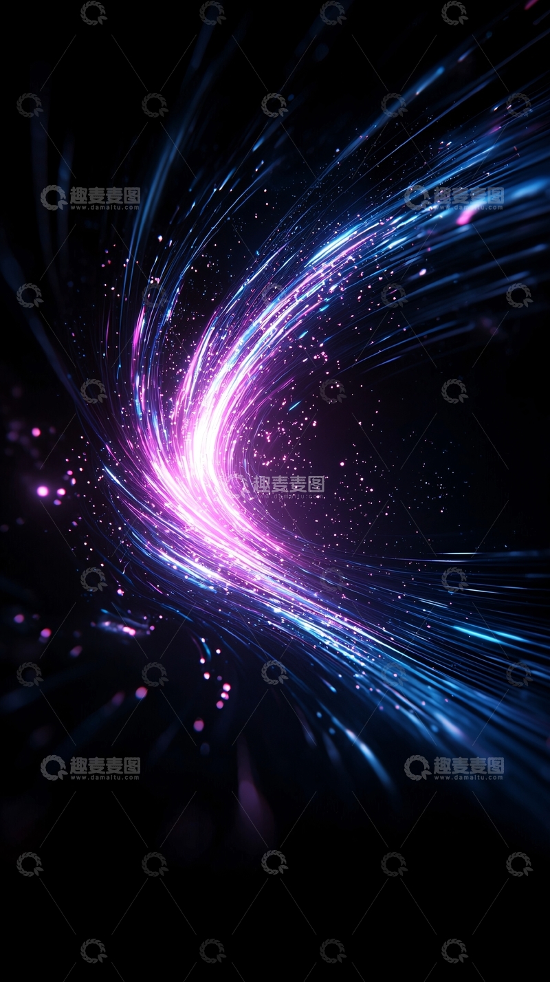 高清大图下载【趣麦麦图】光束旋转动态壁纸