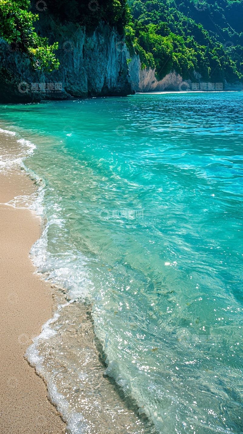 高清大图下载【趣麦麦图】碧海蓝天沙滩美景