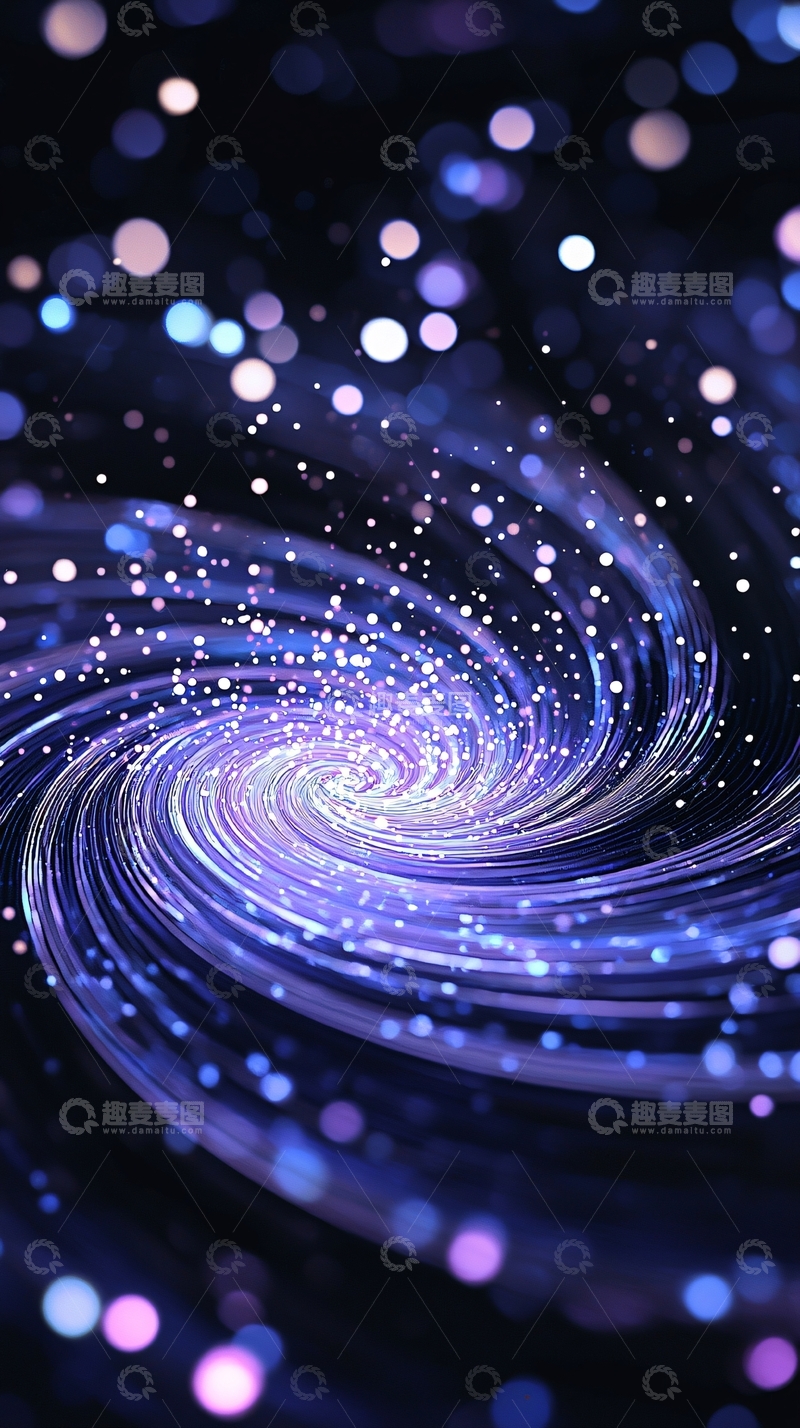 高清大图下载【趣麦麦图】光之漩涡高清图片