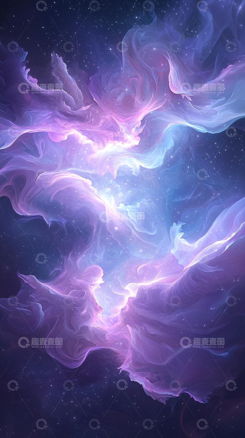 高清大图下载【趣麦麦图】梦幻星云艺术壁纸