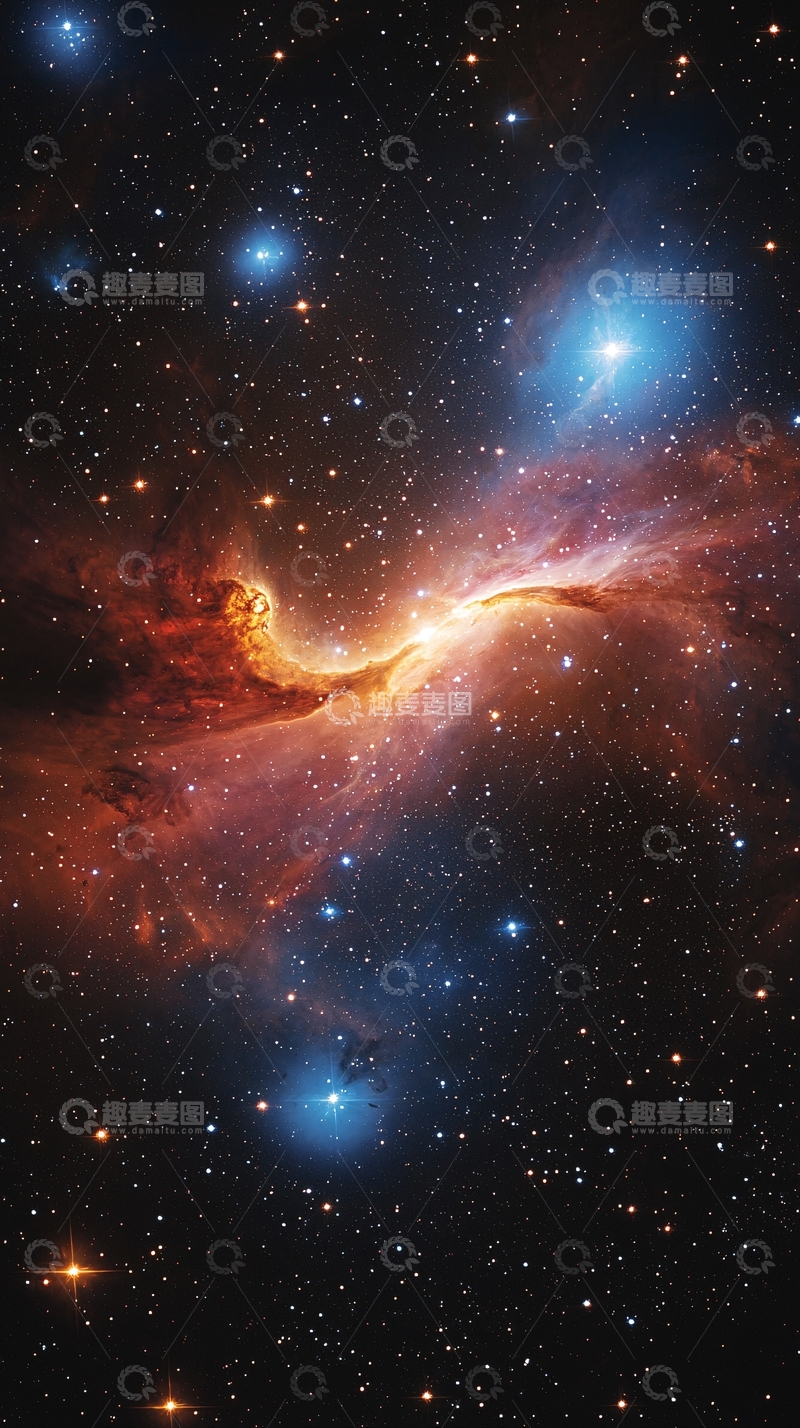 高清大图下载【趣麦麦图】星云与恒星的壮丽景象