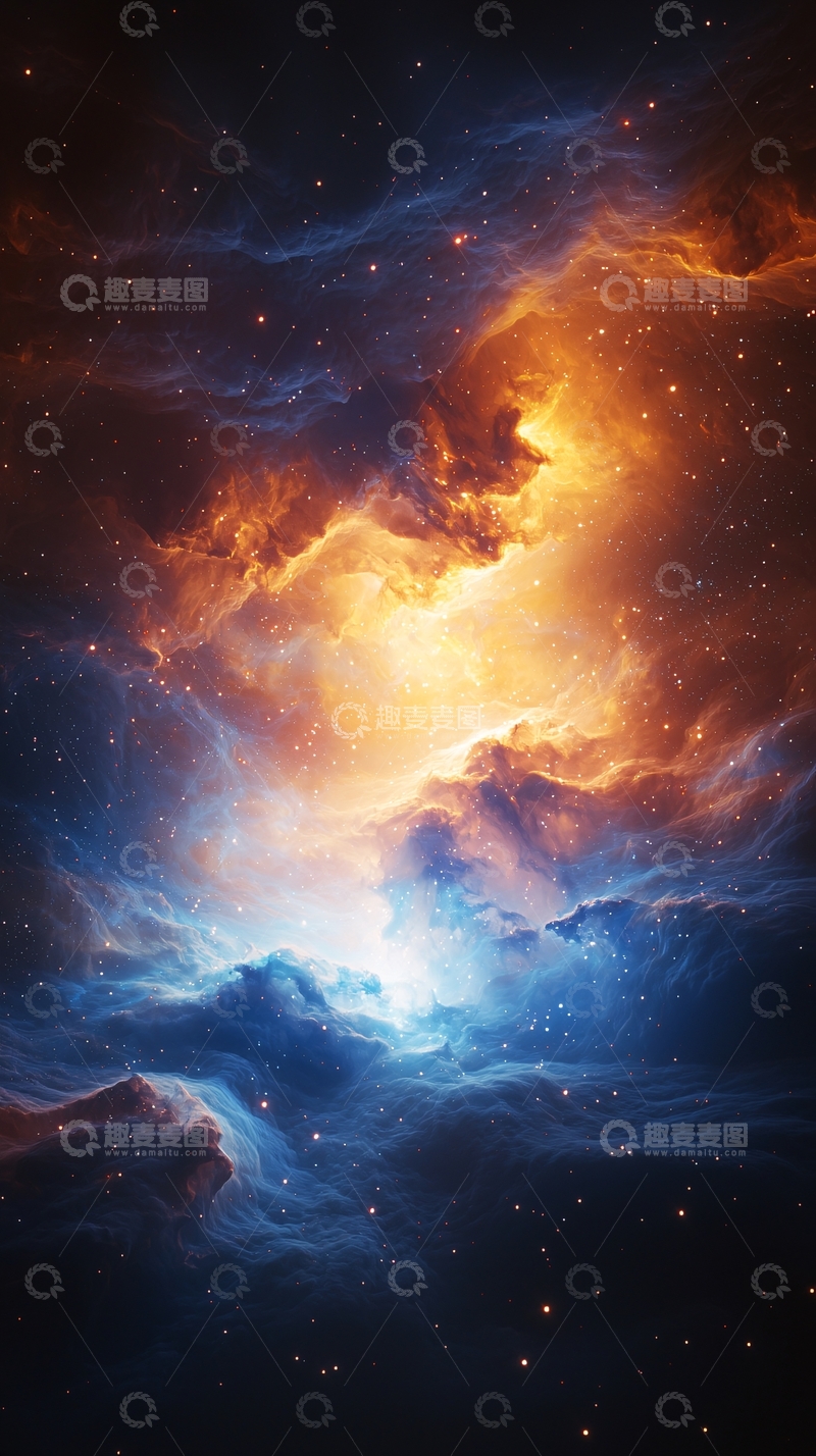 高清大图下载【趣麦麦图】星云与星河的壮丽景象