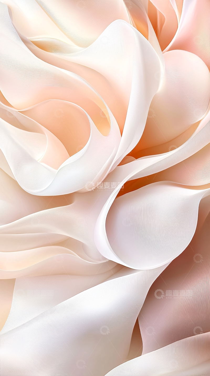 高清大图下载【趣麦麦图】柔美丝滑花瓣纹理背景