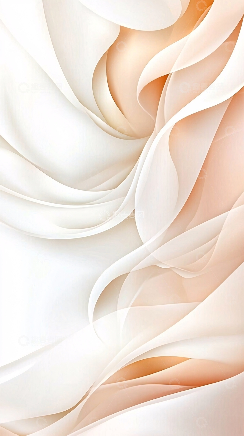 高清大图下载【趣麦麦图】柔和曲线抽象背景