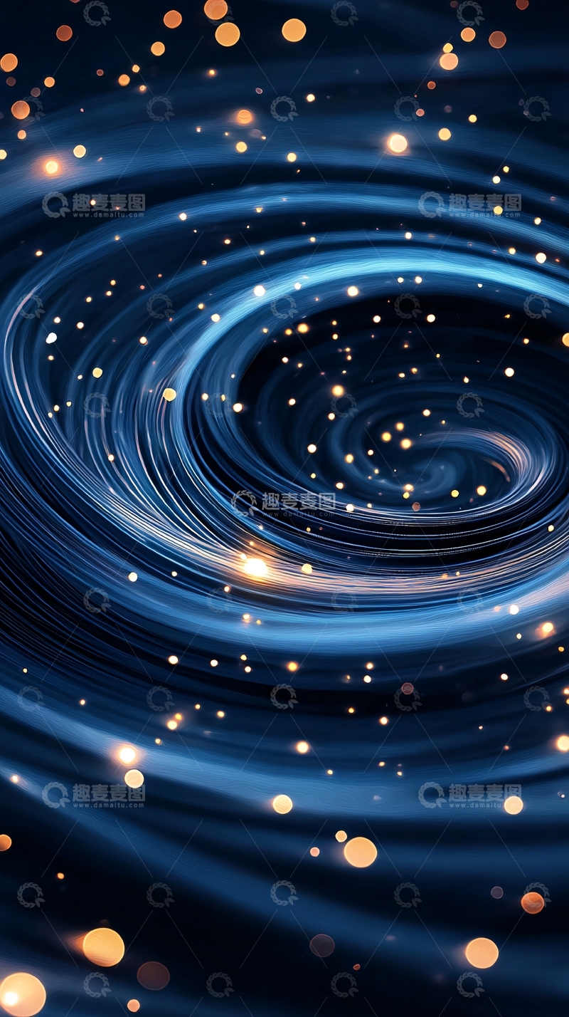 高清大图下载【趣麦麦图】星河漩涡背景图