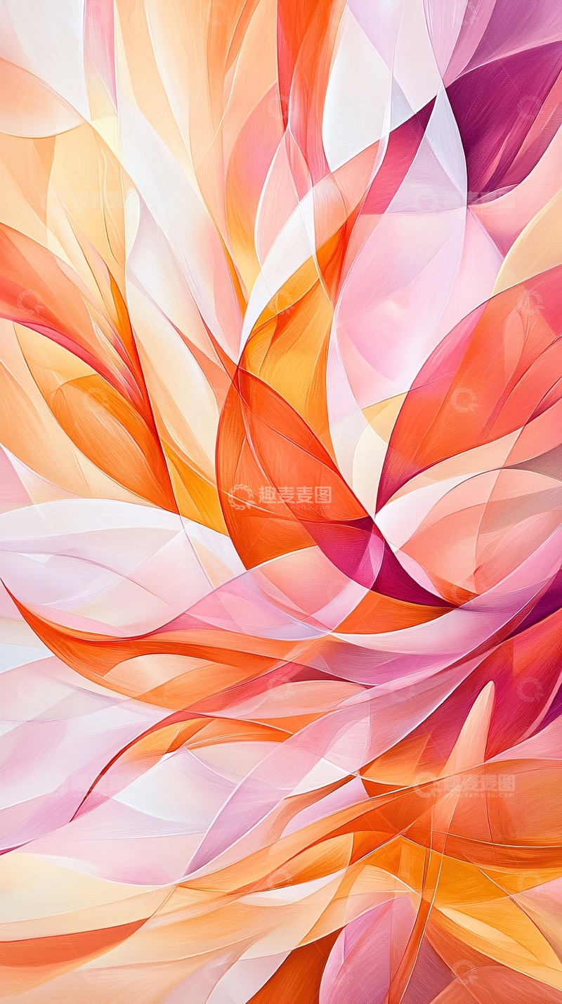 高清大图下载【趣麦麦图】抽象色彩流动艺术背景
