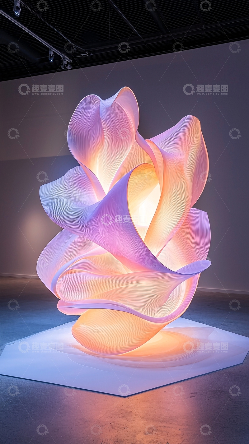 高清大图下载【趣麦麦图】现代艺术雕塑展览展示