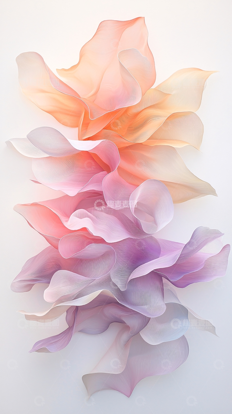 高清大图下载【趣麦麦图】抽象波浪形艺术图案