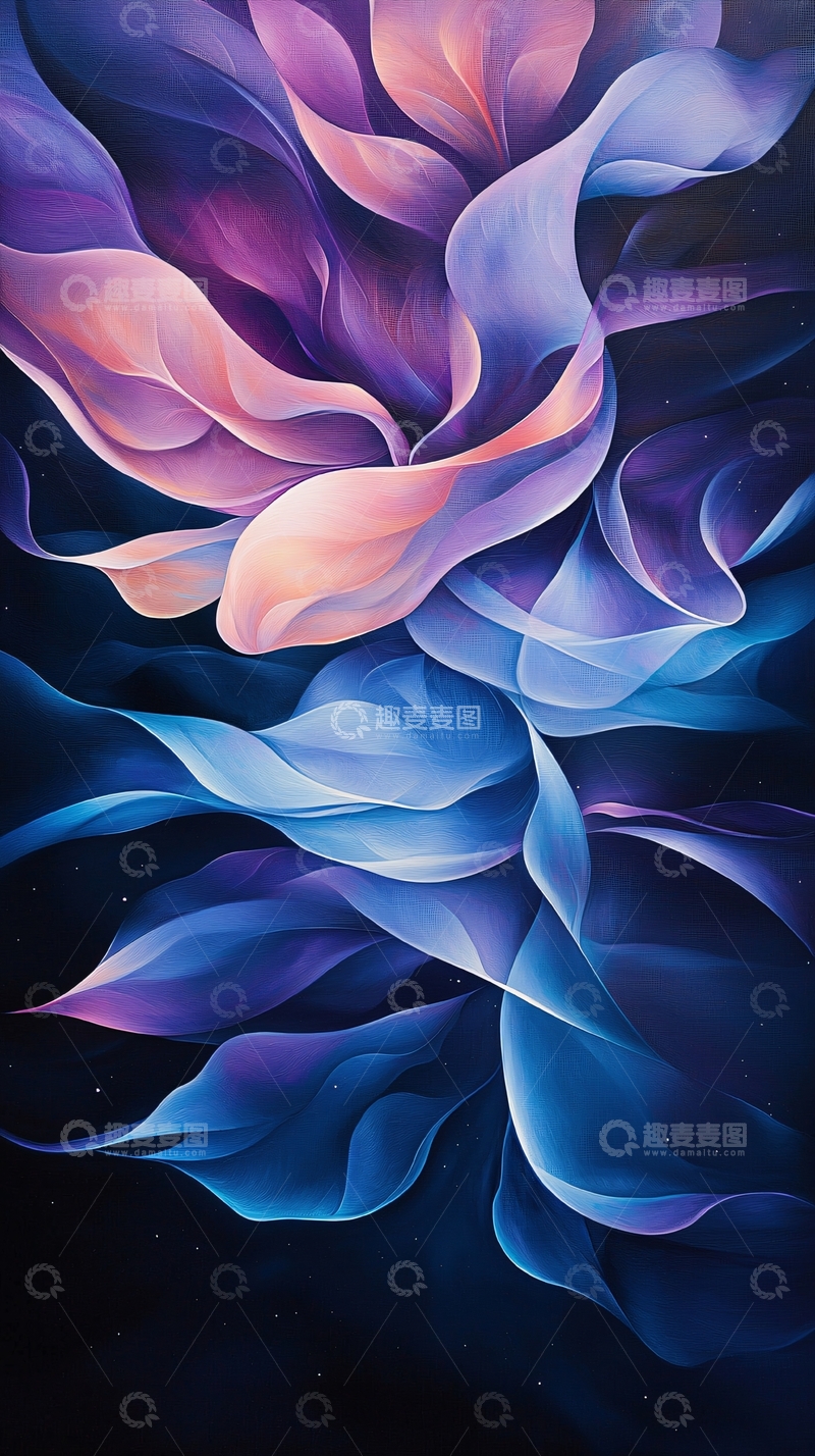 高清大图下载【趣麦麦图】梦幻色彩抽象艺术背景