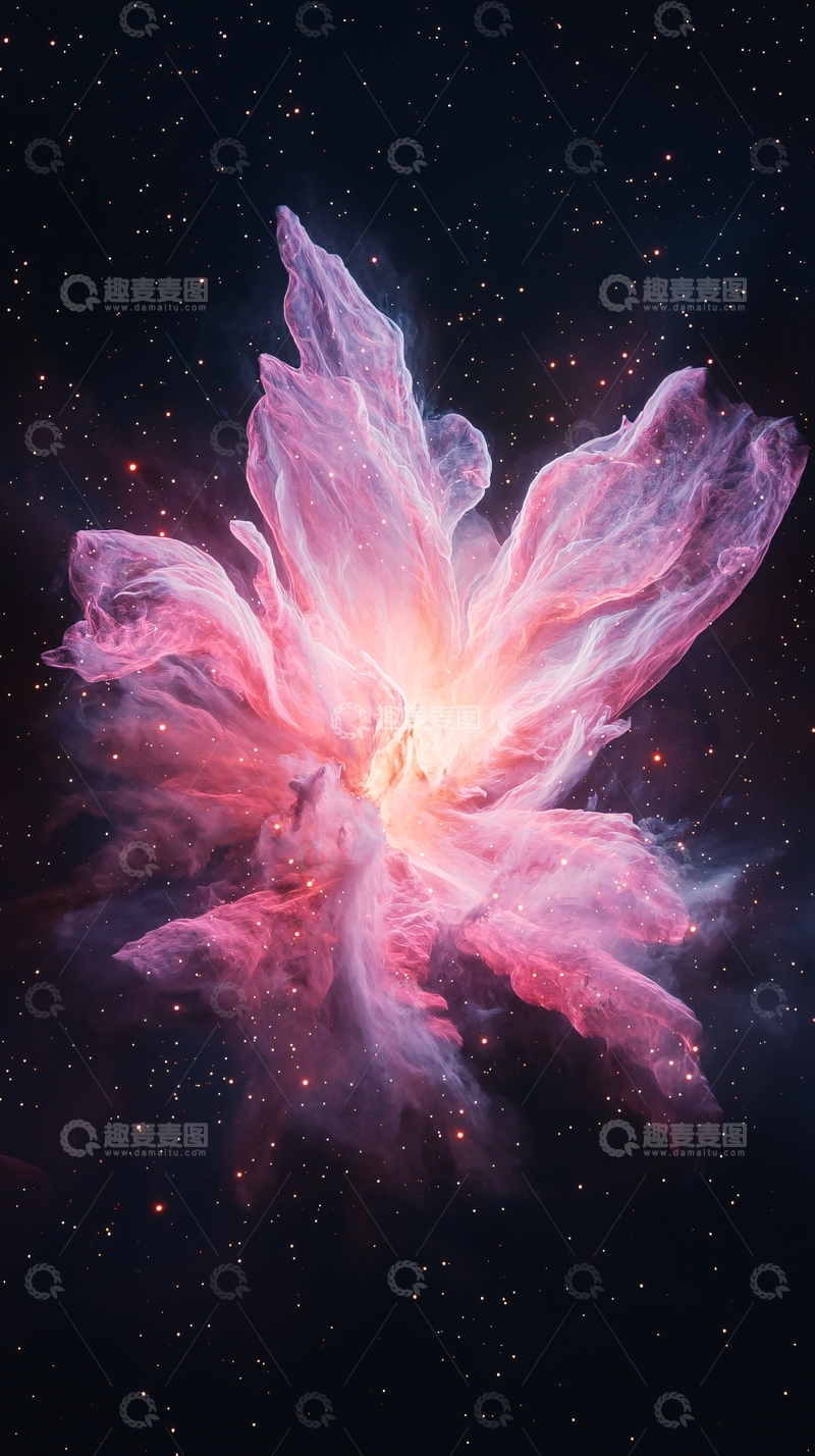 高清大图下载【趣麦麦图】星云绽放之美