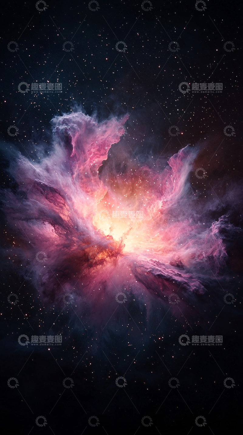 高清大图下载【趣麦麦图】星云宇宙星空背景图