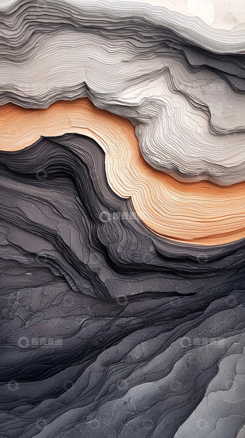 高清大图下载【趣麦麦图】抽象波浪纹理背景图