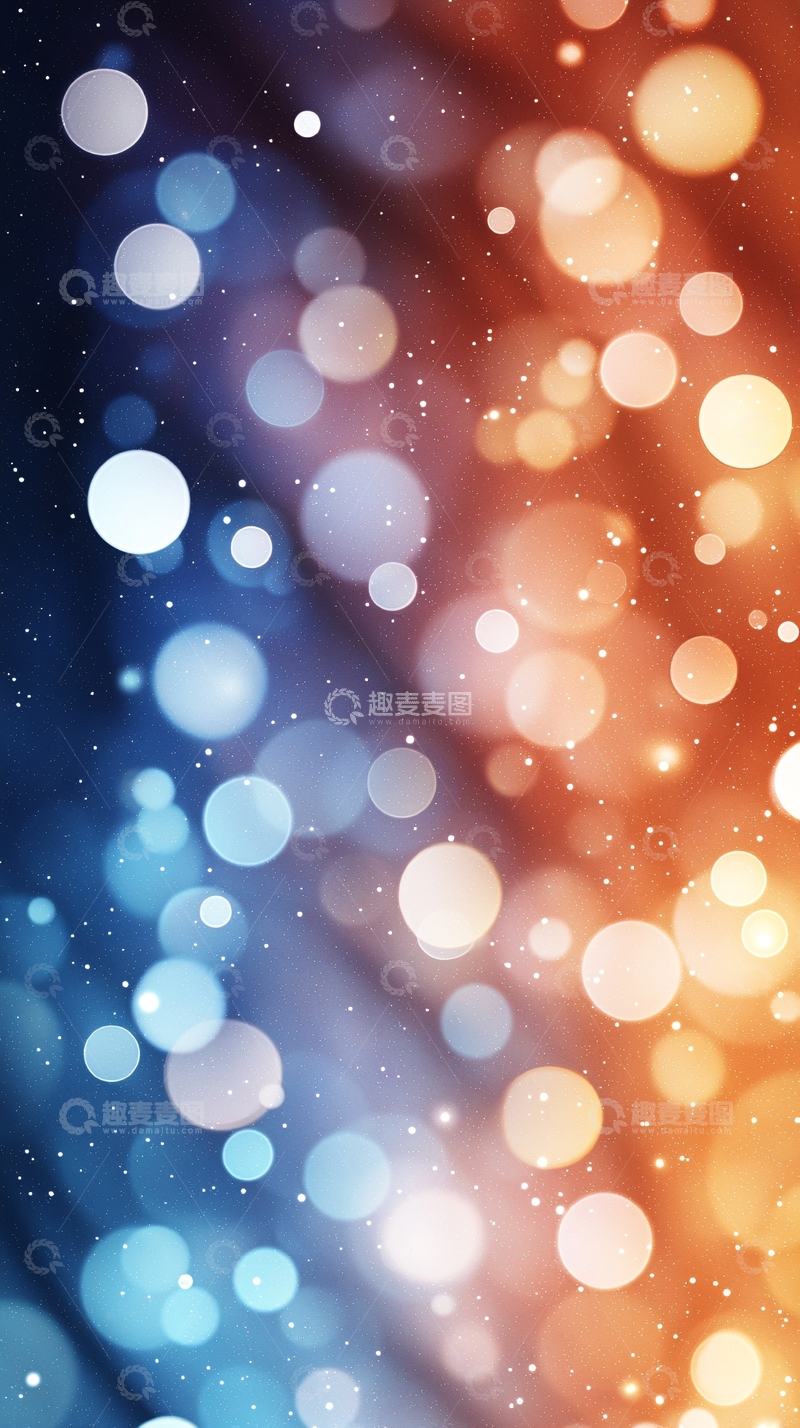 高清大图下载【趣麦麦图】梦幻星空光斑背景图