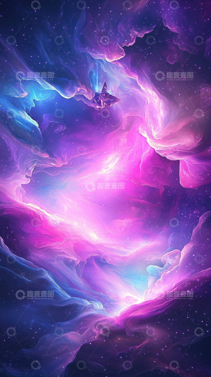 高清大图下载【趣麦麦图】梦幻星云艺术壁纸