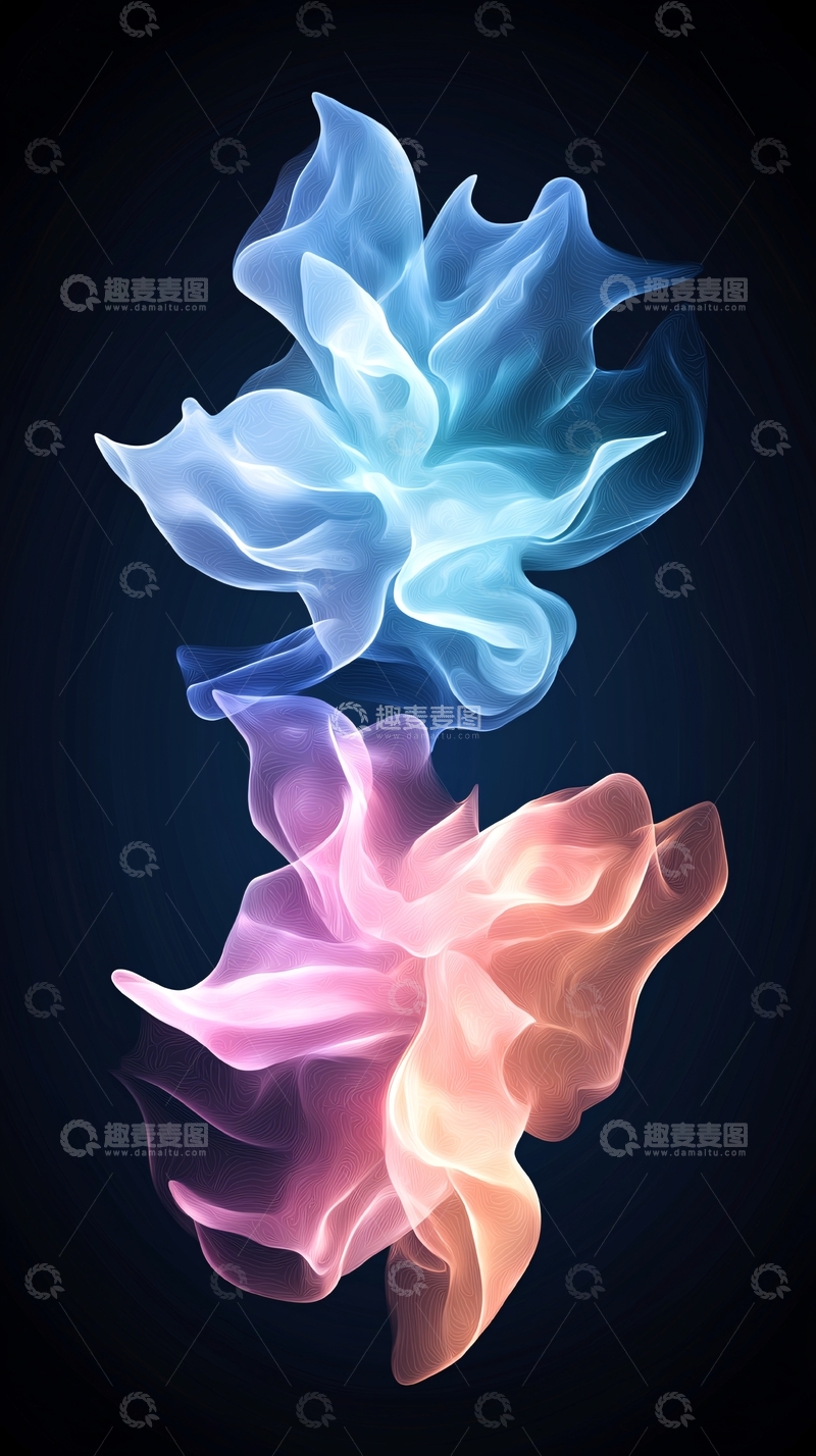 高清大图下载【趣麦麦图】抽象光影艺术背景