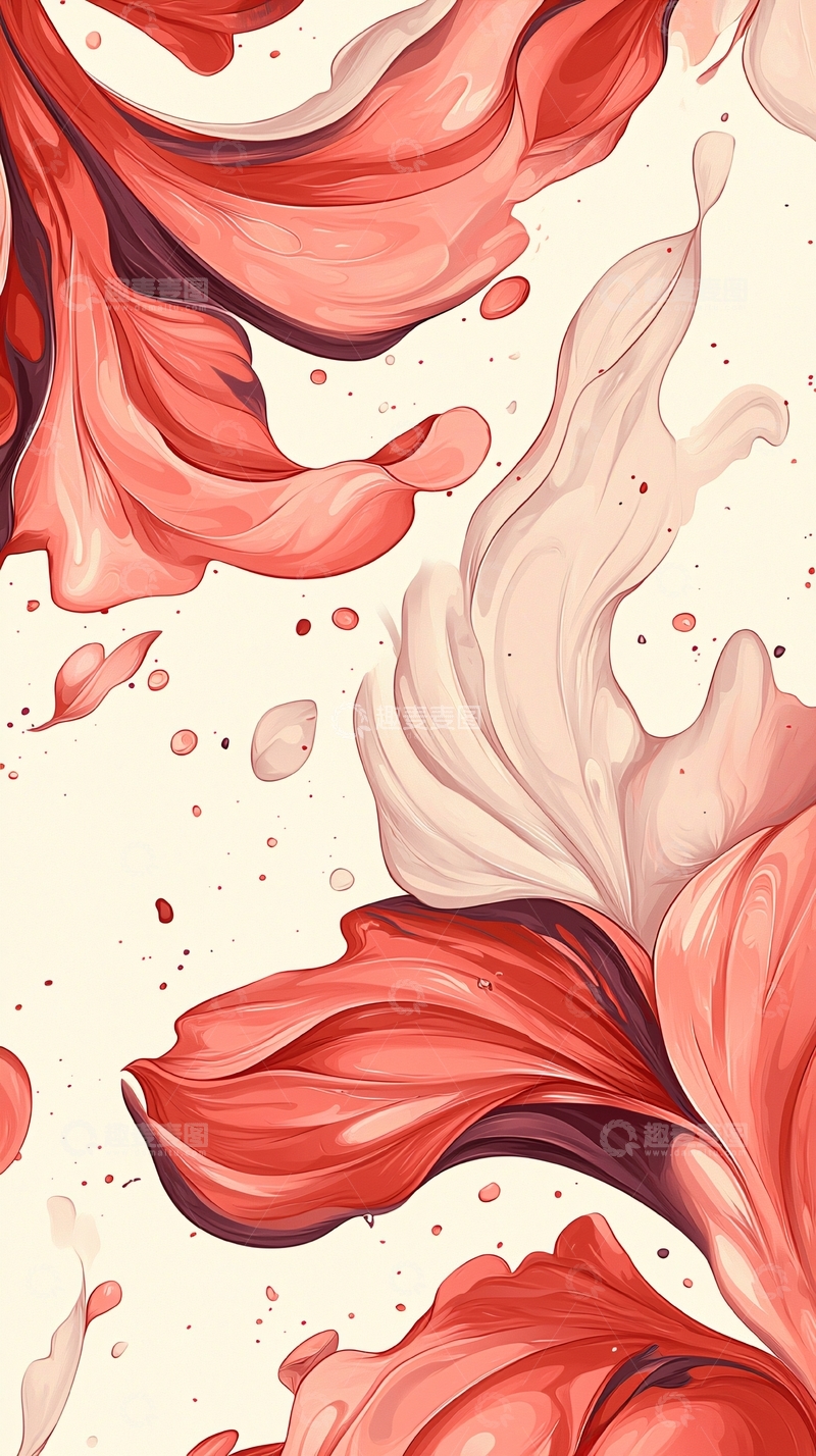 高清大图下载【趣麦麦图】抽象花瓣艺术背景图