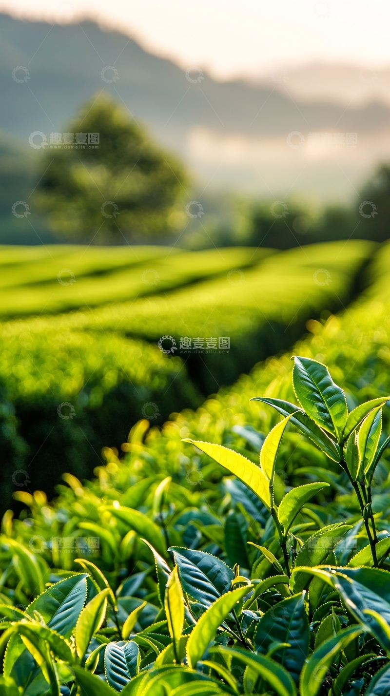 高清大图下载【趣麦麦图】茶园风光高清图片