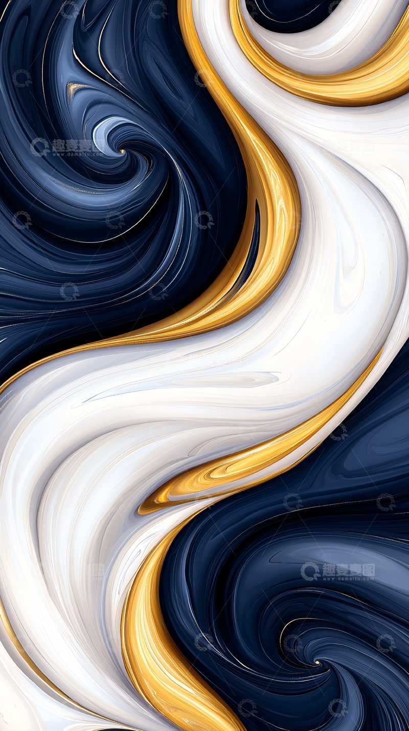高清大图下载【趣麦麦图】抽象漩涡艺术背景图