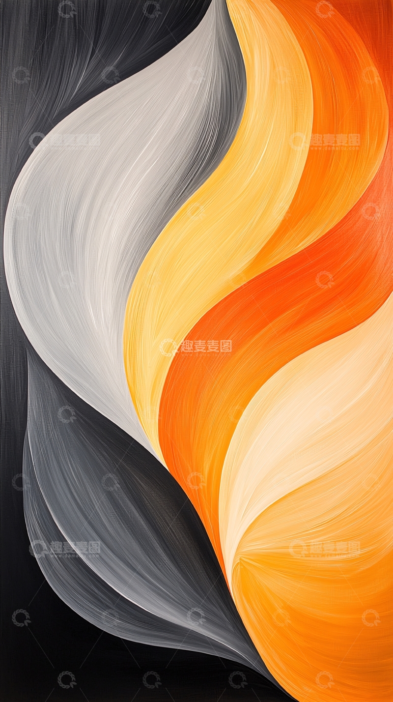 高清大图下载【趣麦麦图】抽象色彩流动艺术背景图