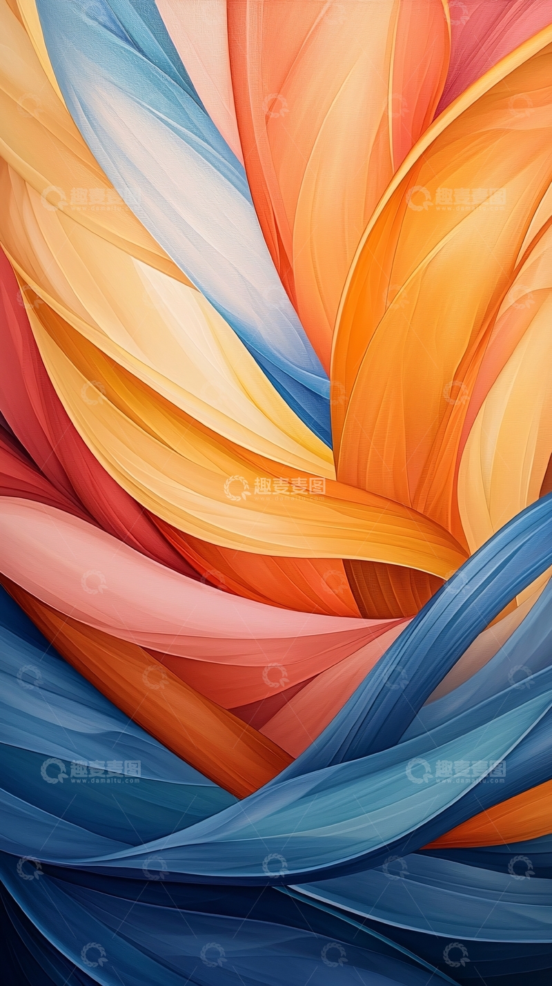 高清大图下载【趣麦麦图】色彩渐变抽象艺术背景