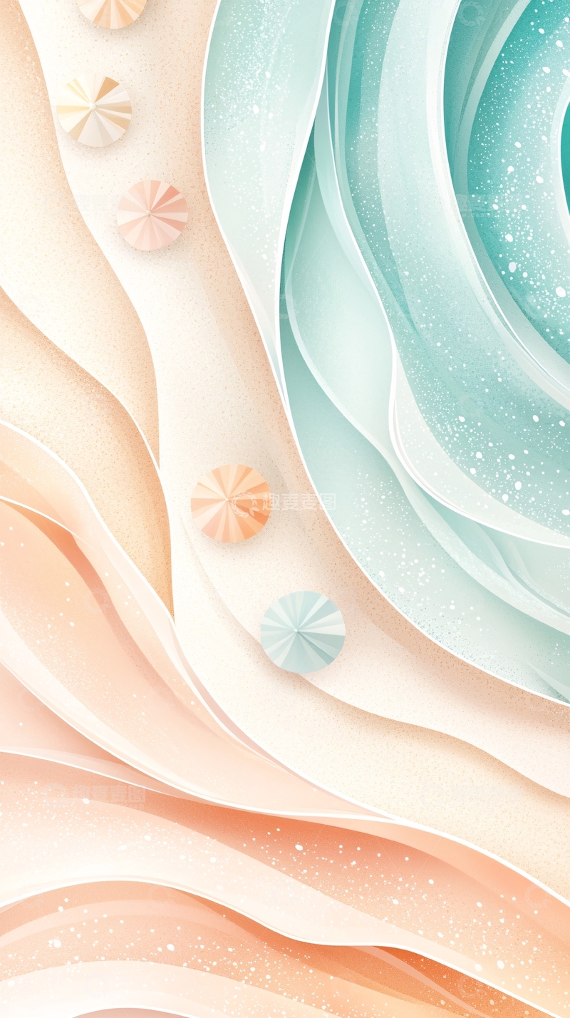 高清大图下载【趣麦麦图】抽象波浪纹理背景图案