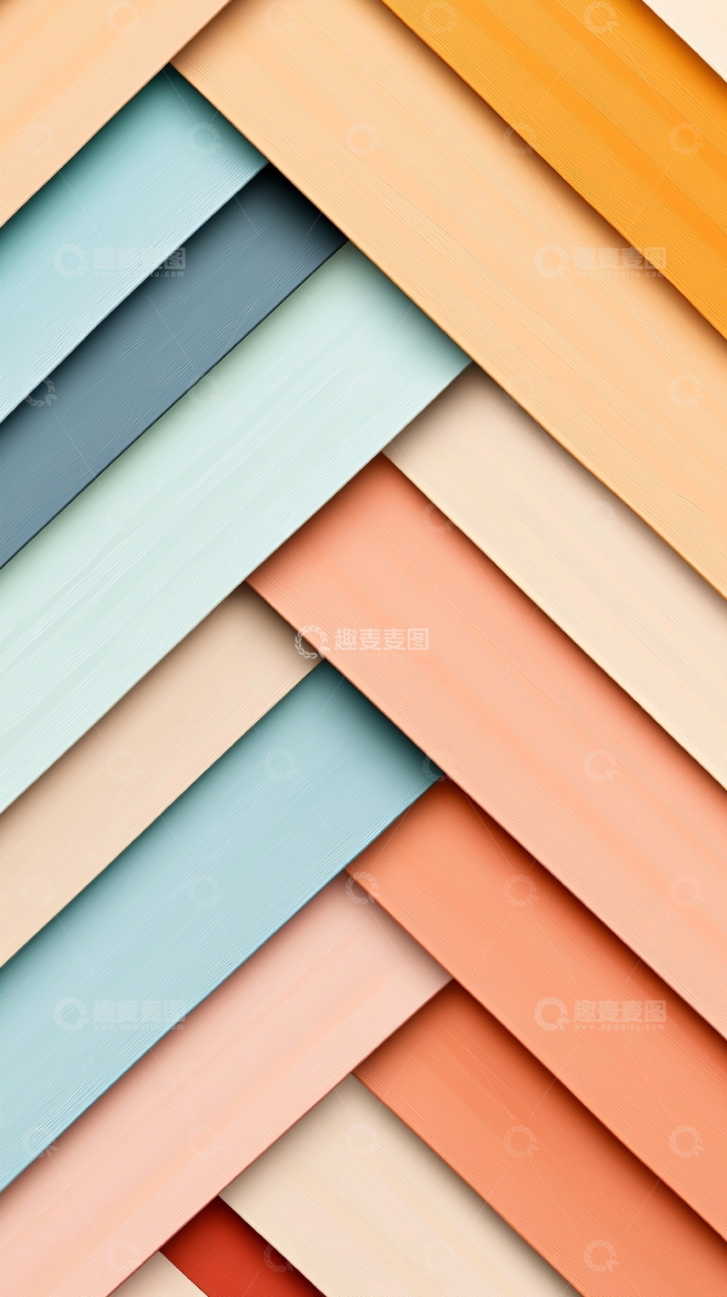 高清大图下载【趣麦麦图】色彩渐变抽象几何图形背景