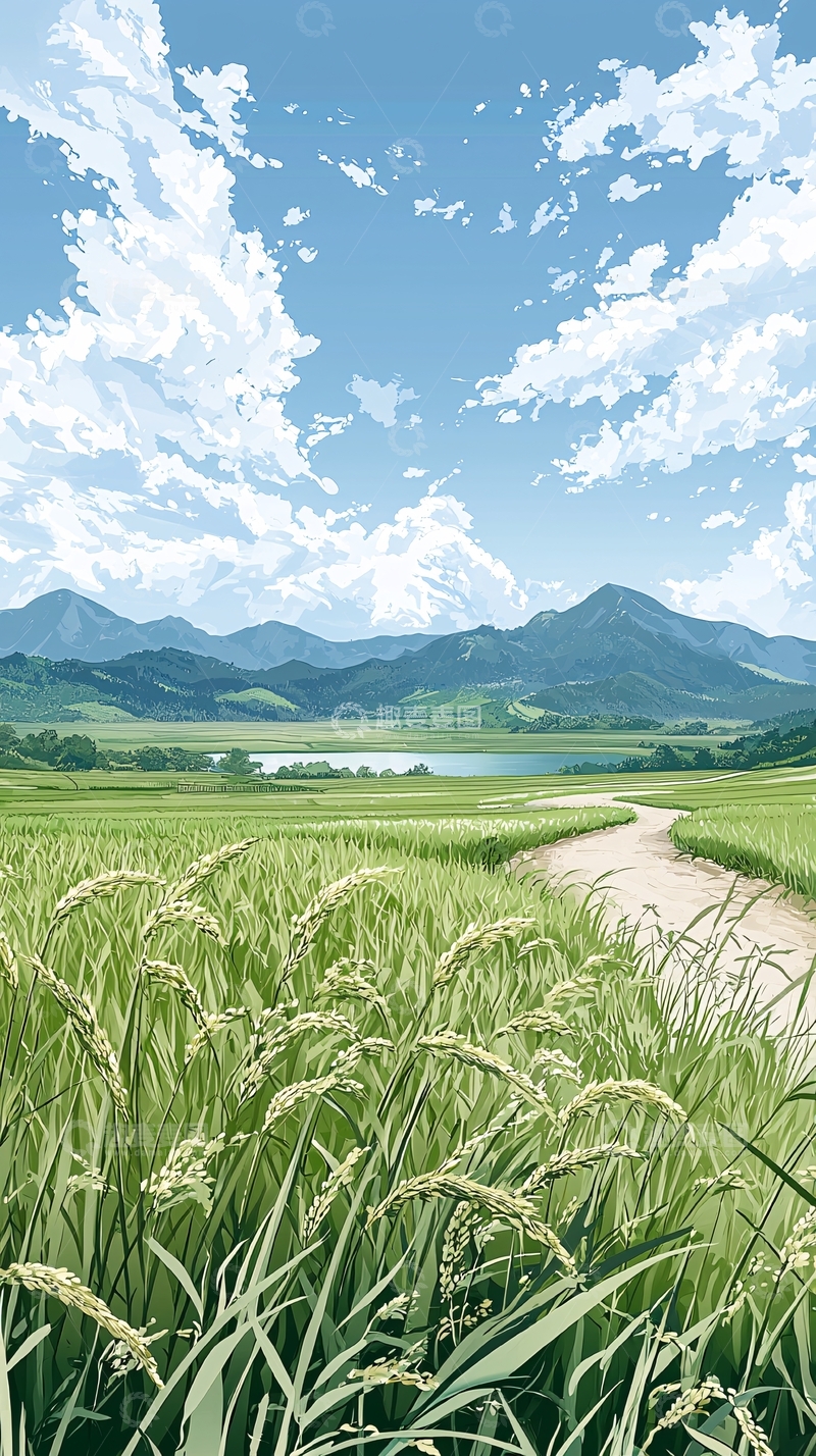 高清大图下载【趣麦麦图】夏日田野风光4