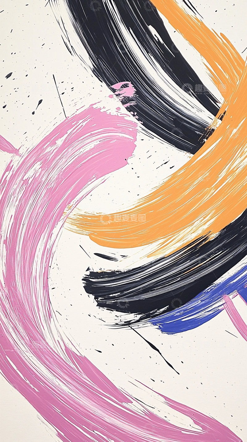 高清大图下载【趣麦麦图】抽象色彩流动艺术背景