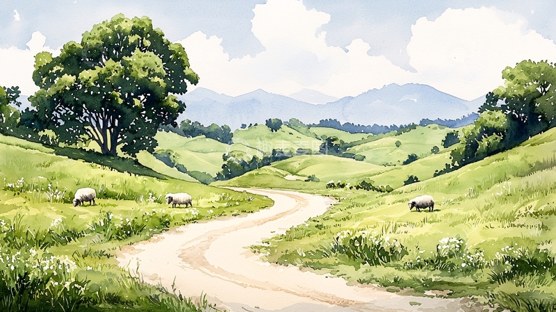 高清大图下载【趣麦麦图】田园风光高清图片