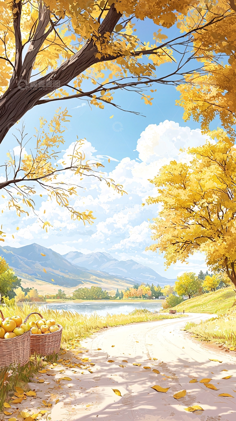 高清大图下载【趣麦麦图】秋日田园风光119