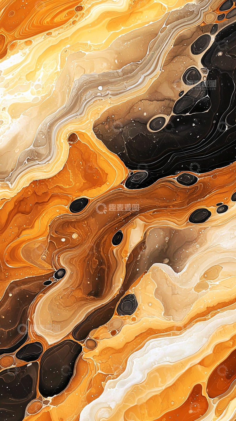 高清大图下载【趣麦麦图】抽象流体艺术背景图