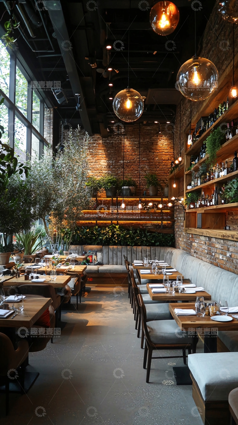 高清大图下载【趣麦麦图】现代餐厅室内设计