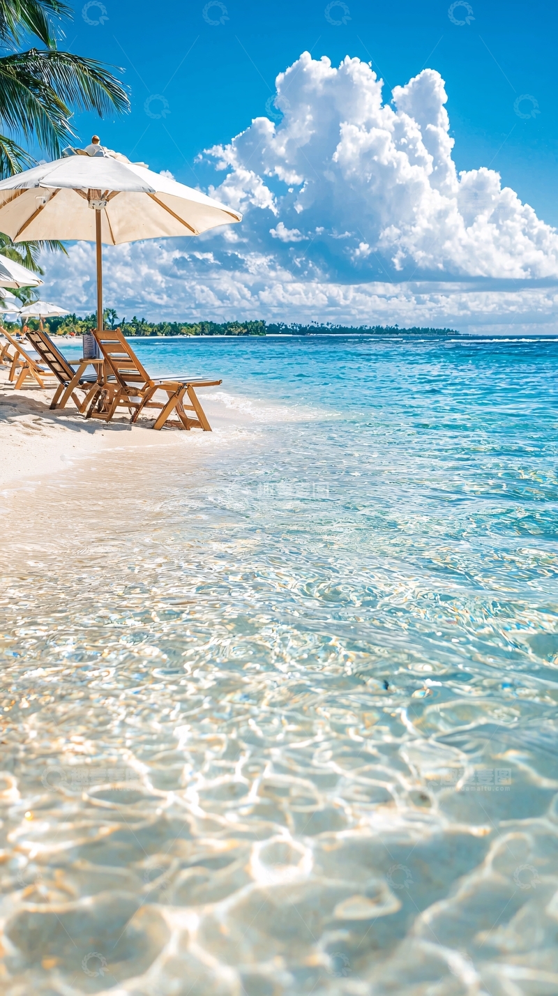 高清大图下载【趣麦麦图】-热带海滩度假风光
