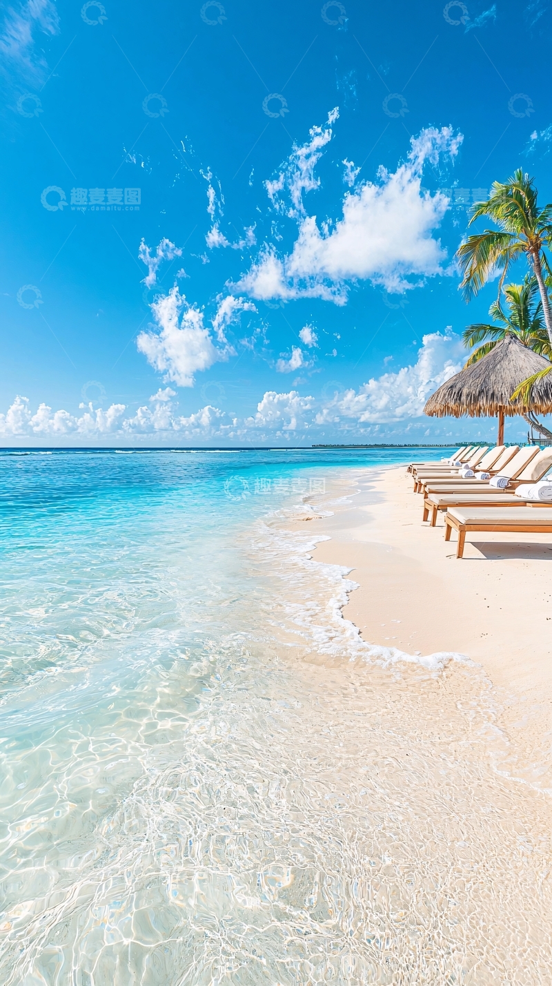 高清大图下载【趣麦麦图】热带海滩度假风光
